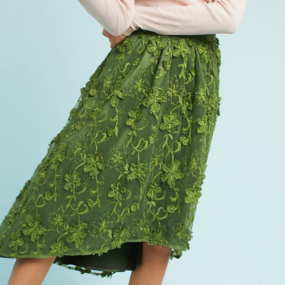 New Anthropologie Lisanna Skirt  Isla Maude M